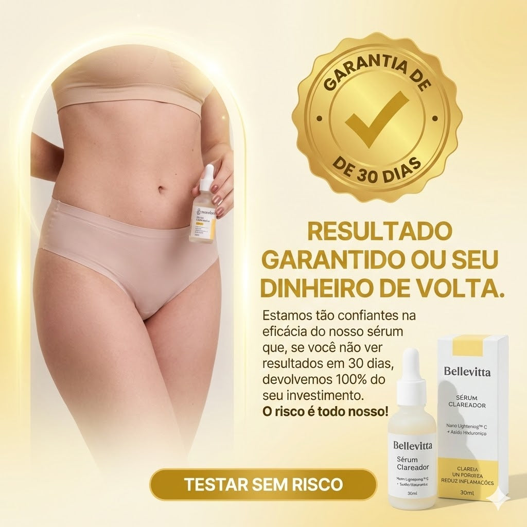 Sérum Clareador Íntimo BelleVitta® + Brindes Exclusivos