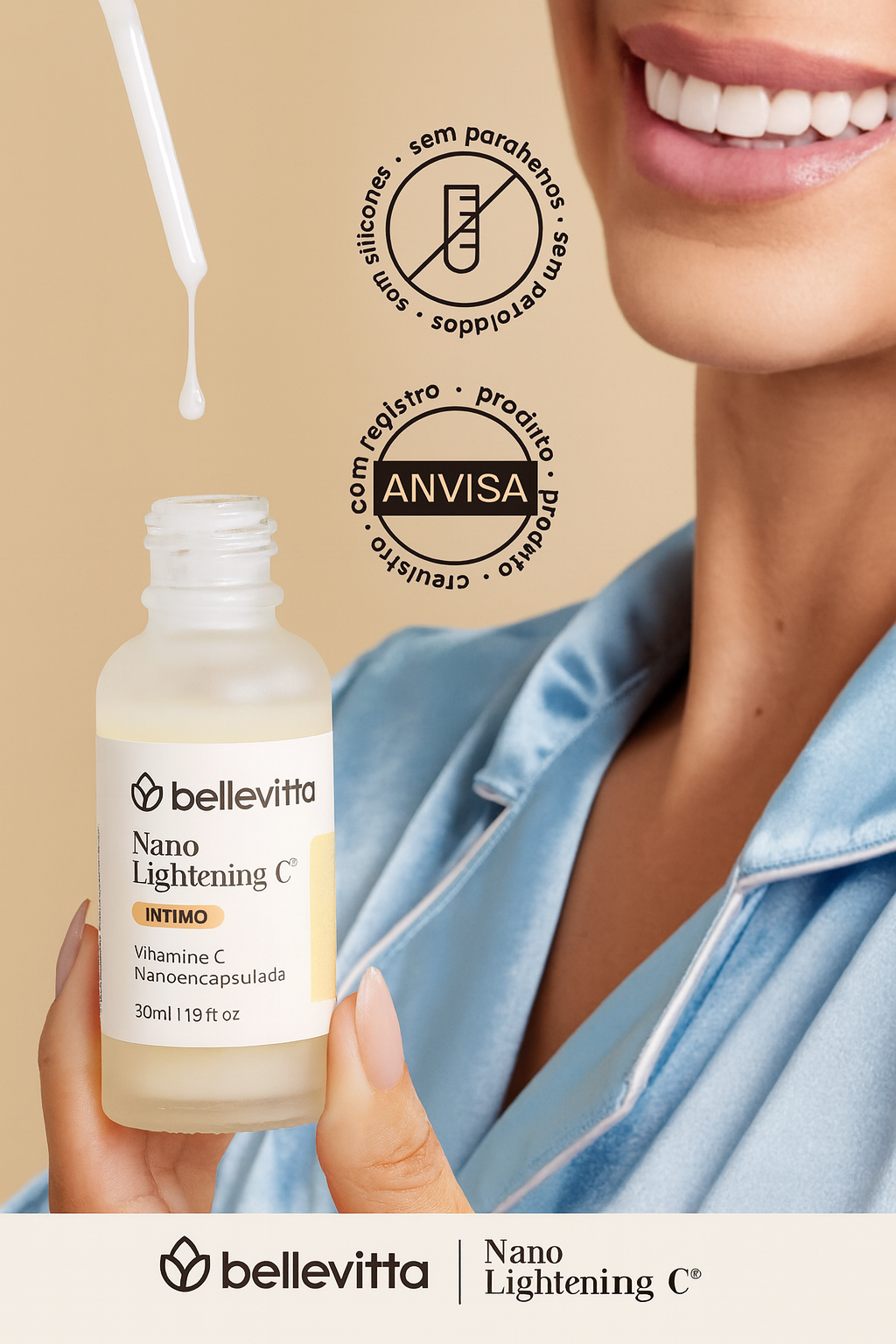 Sérum Clareador Íntimo BelleVitta® [2 Brindes Exclusivos + Frete Grátis]